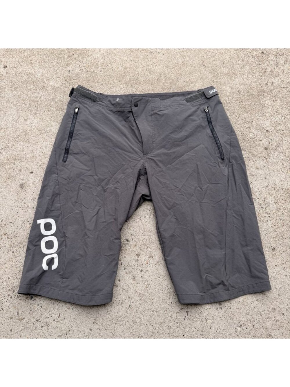 POC Essential Enduro MTB Trail Cycling Shorts Men's Sz XL  Gray Stetch